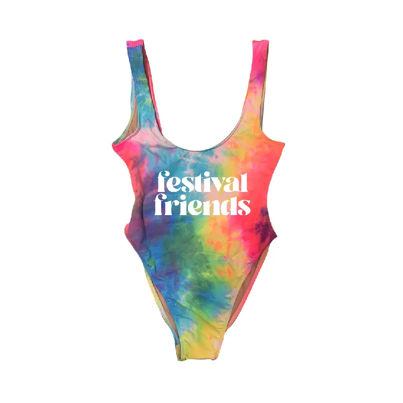 FESTIVAL FRIENDS [SWIMSUIT] Confident Women's High - fashion
