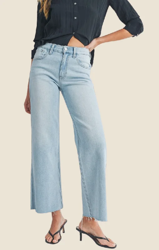 Maeli Light Denim Jeans Monochromatic All - in - one