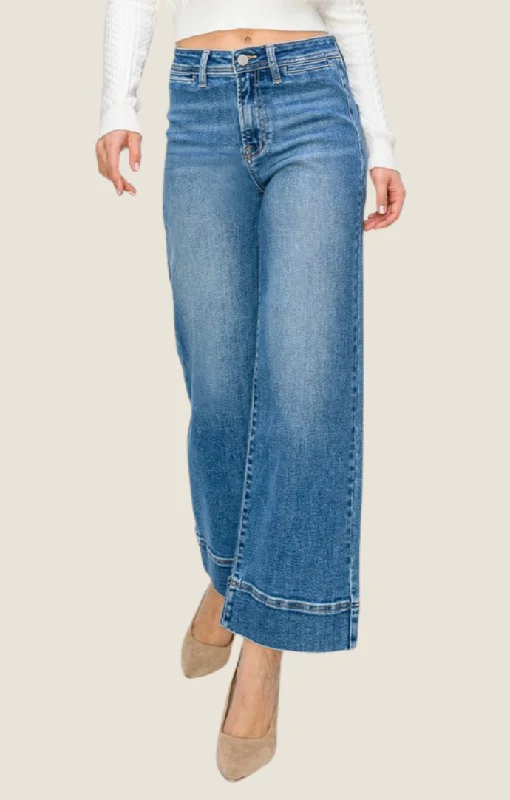 Eloise Medium Denim Jeans Cozy Women's Winter