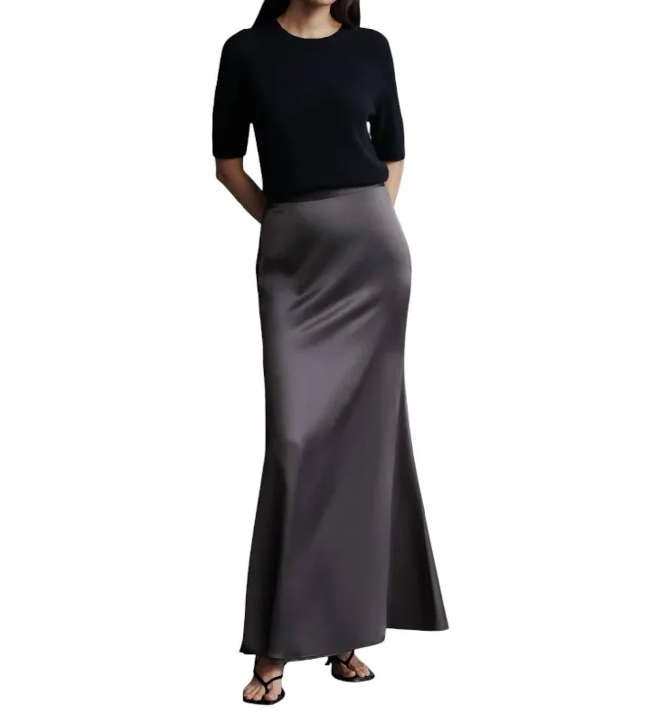 At Last Skirt In Plum Trendy Women's Oversized