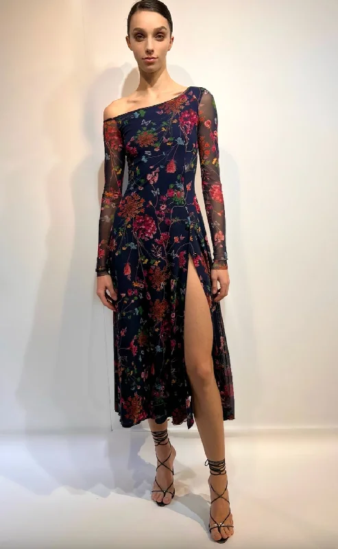 Mariyana Long Sleeve Dress Refined Women's Hand - crafted