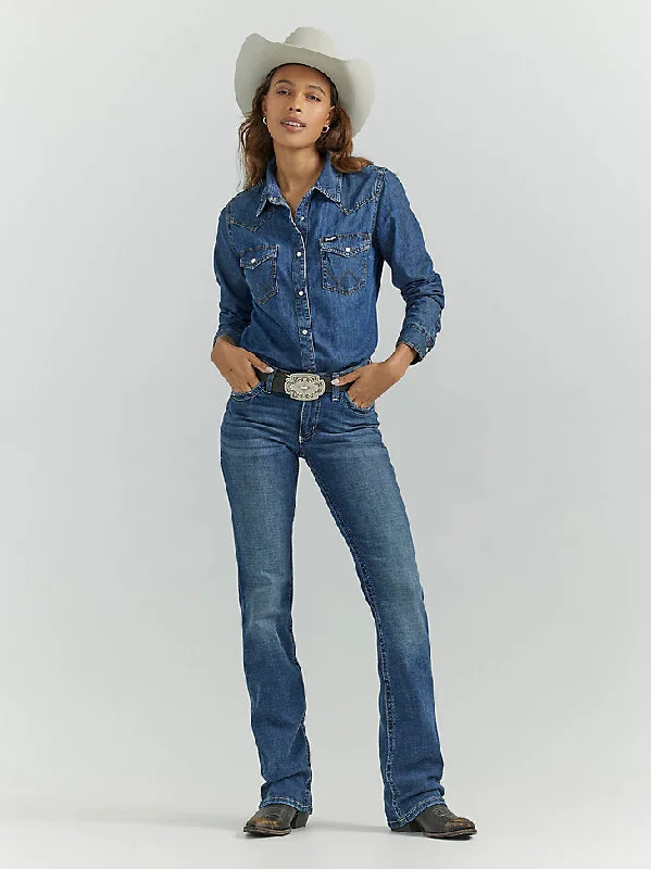 The Ultimate Riding Jean- Willow Bootcut Dark Wash Sustainable Organic