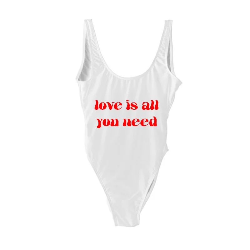 ALL YOU NEED IS LOVE  [SWIMSUIT] Sleek Women's Metallic