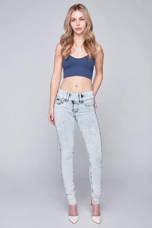 OLIVIA - Pull-On Jeggings - Light Bleach Laid - back Women's Vibe