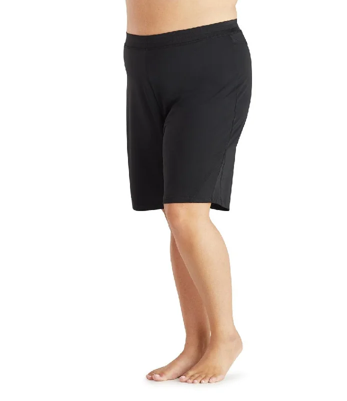 QuikEnergy Swim Short with Brief Black Relaxed Women's Beachy