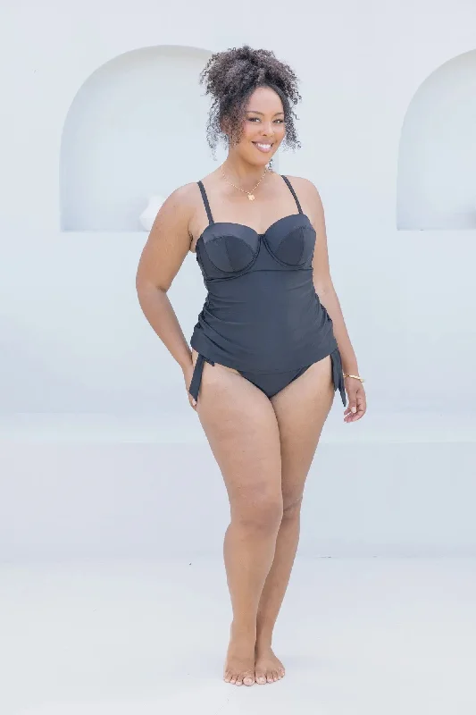 Black Tankini Refined Women's 
