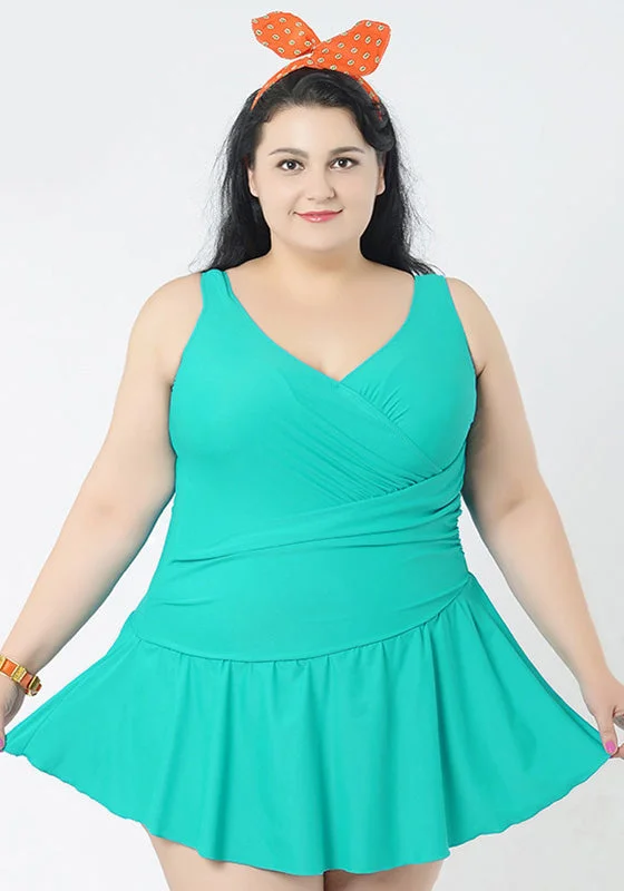 Diva Sono Plus Size Swim Dress Cool Women's Distressed