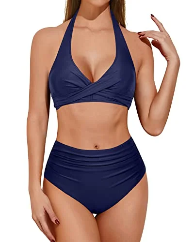 High Waisted Bikini Sets for Women Tummy Control Two Piece Swimsuits Dynamic Women's Moto High Waisted Bikini Sets for Women Tummy Control Two Piece Swimsuits Dynamic Women's Moto