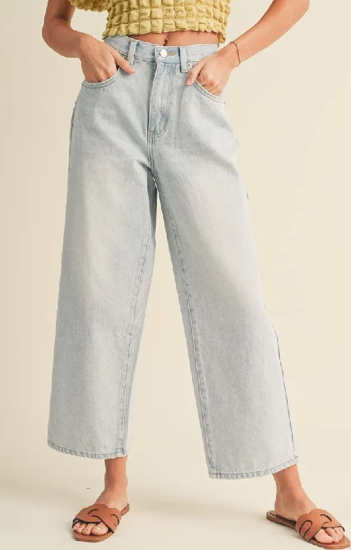 Brodie Ice Denim Cropped Jeans European