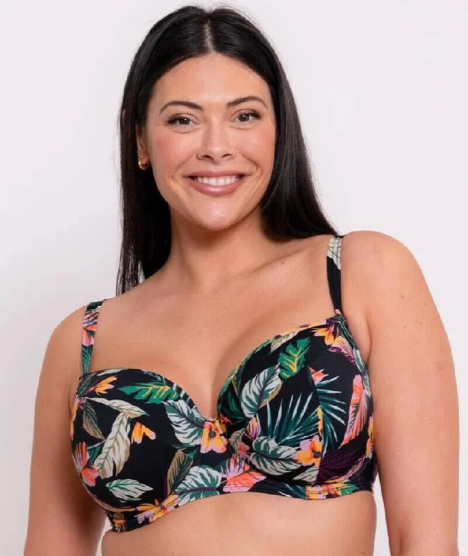 Curvy Kate Cuba Libre Balcony Bikini Top - Print Mix performance