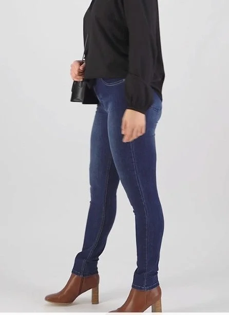 Skinny leg lenght Jean Artistic Women's Hand - painted