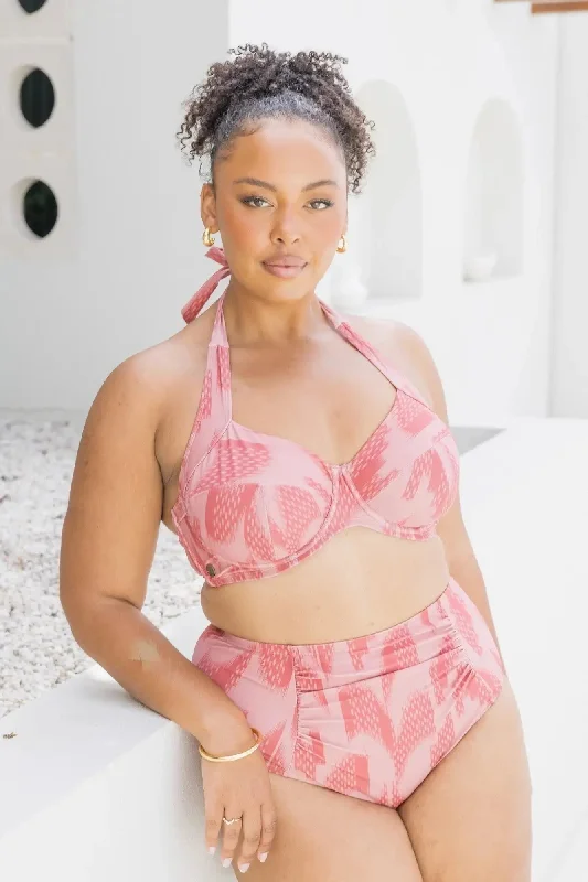 Ikat Dusk High Waisted Bottom Laid - back Women's Style