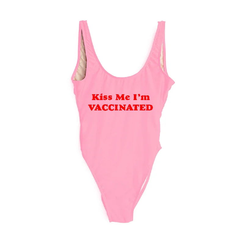 KISS ME I'M VACCINATED [SWIMSUIT] Modern Women's 