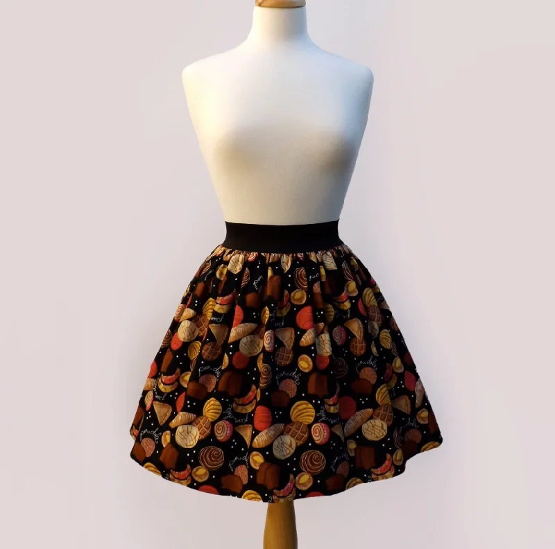 Pan Dulce Elastic Skirt #S-AP715 Sleek Women's 