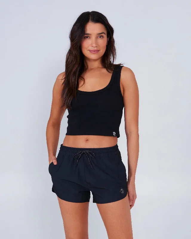 Beacons Short - Black Sophisticated Women's Tailored