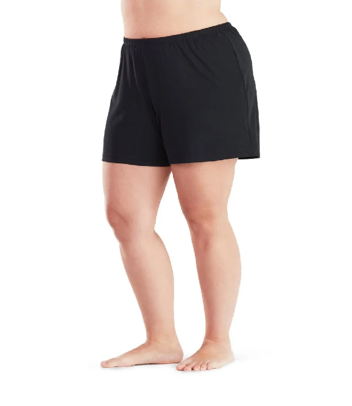 AquaSport Swim Short with Brief Preppy Women's College