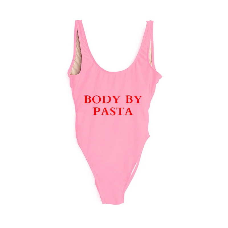 BODY BY PASTA [SWIMSUIT] Bold Women's Statement