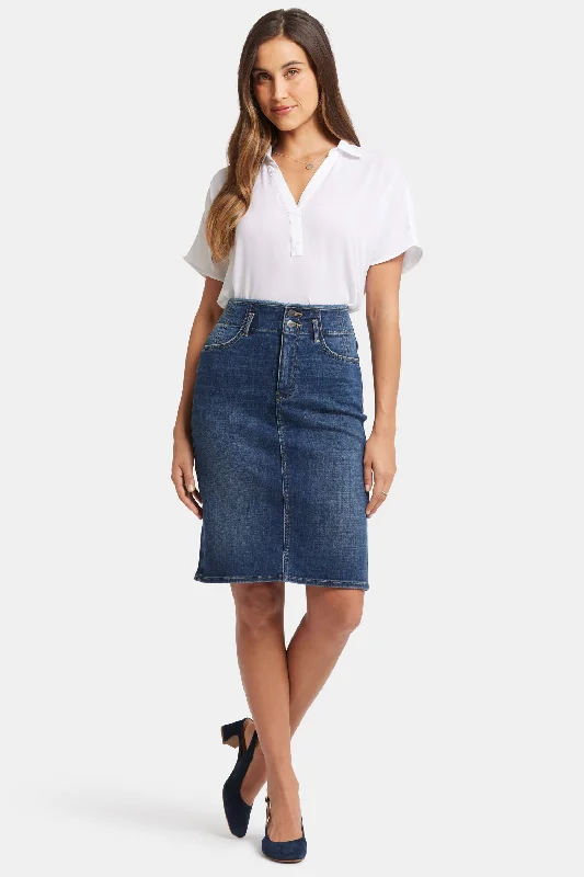 High Waist Skirt In Petite - Olympus Compression