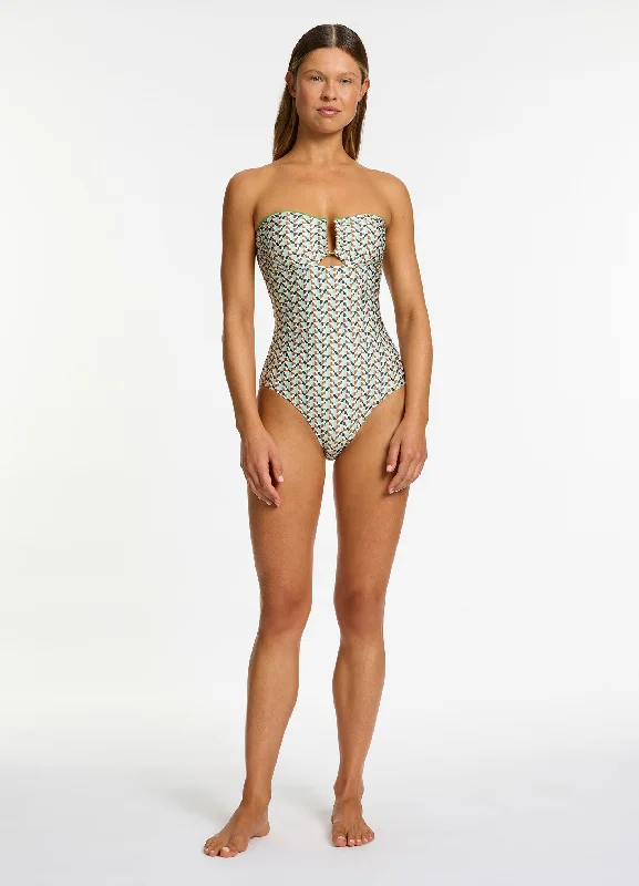 Acacia Bandeau One Piece - Multi Refined Women's Hand - crafted