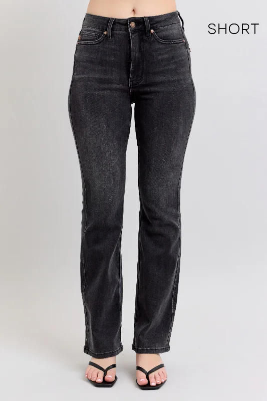 Judy Blue High Waist Tummy Control Black Bootcut Denim Jeans 88787 - 3 Inseam Options: Short, Regular, Long Rugged Women's Outdoor 