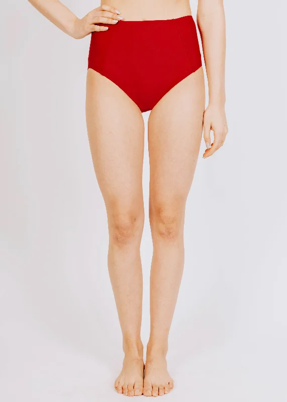 high waist in bordeaux Relaxed Women's 