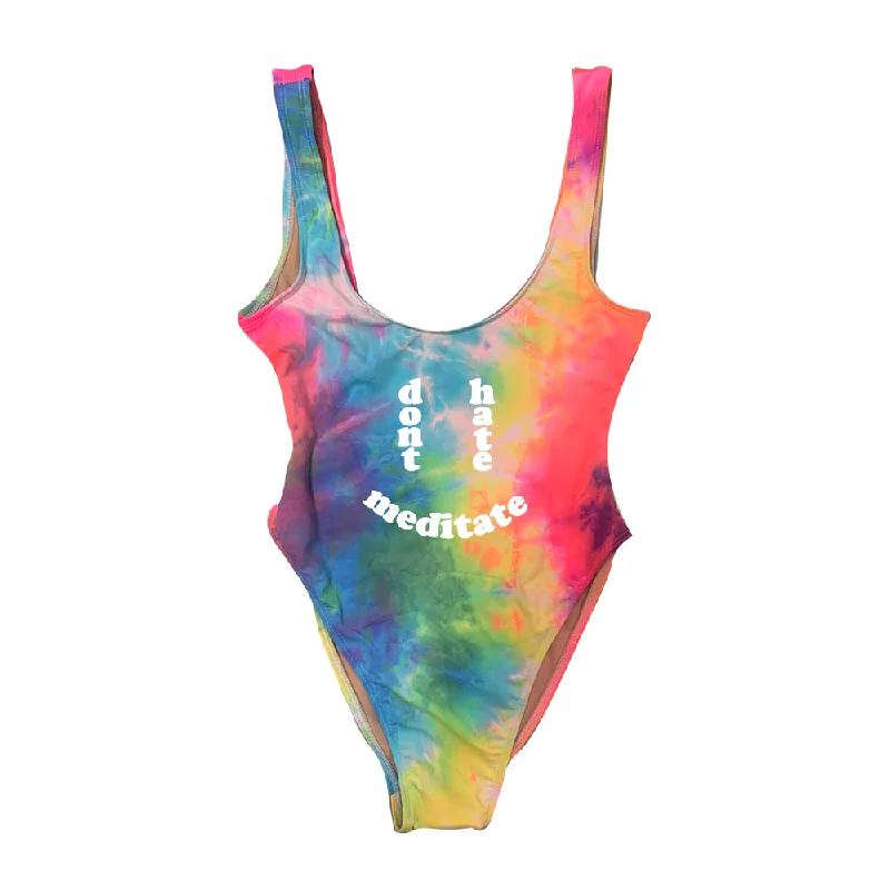 Don't Hate Meditate [SWIMSUIT] Laid - back Women's Style