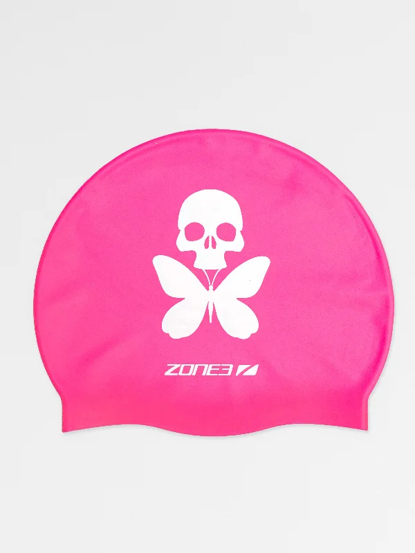 Signature Pink Silicone Swim Cap Bohemian Women's Free