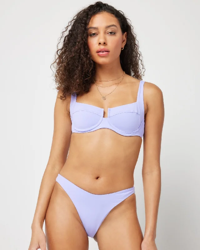 Camellia Bikini Top - Wisteria Luxurious Women's High -  end