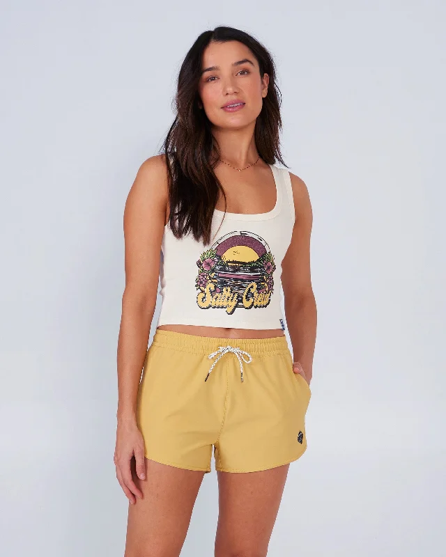 Beacons Short - Baked Yellow Stylish Women's Neon