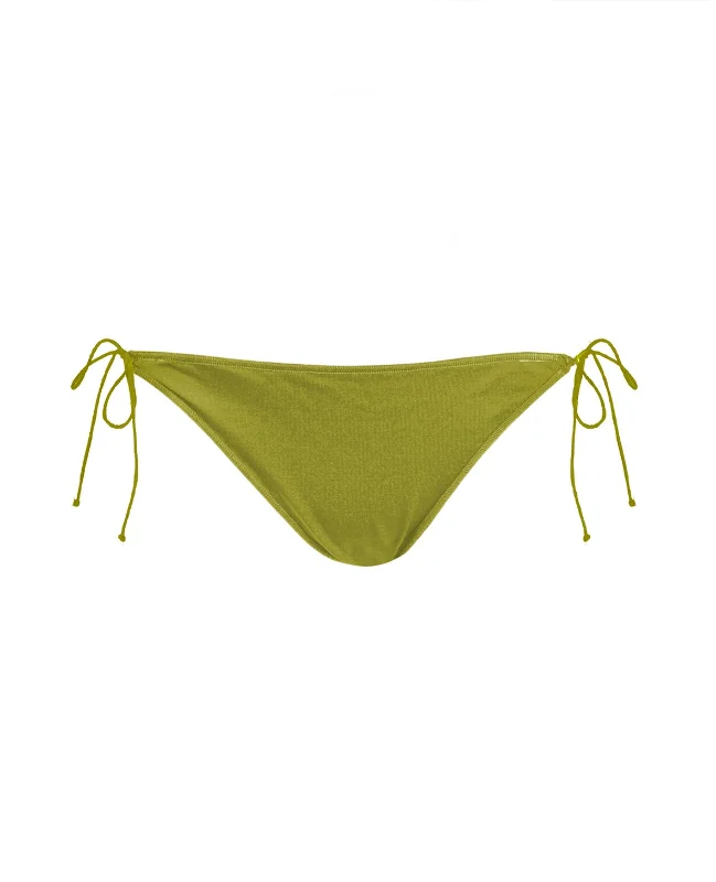 Ciara Bottom in Green Classic Women's Pin - striped