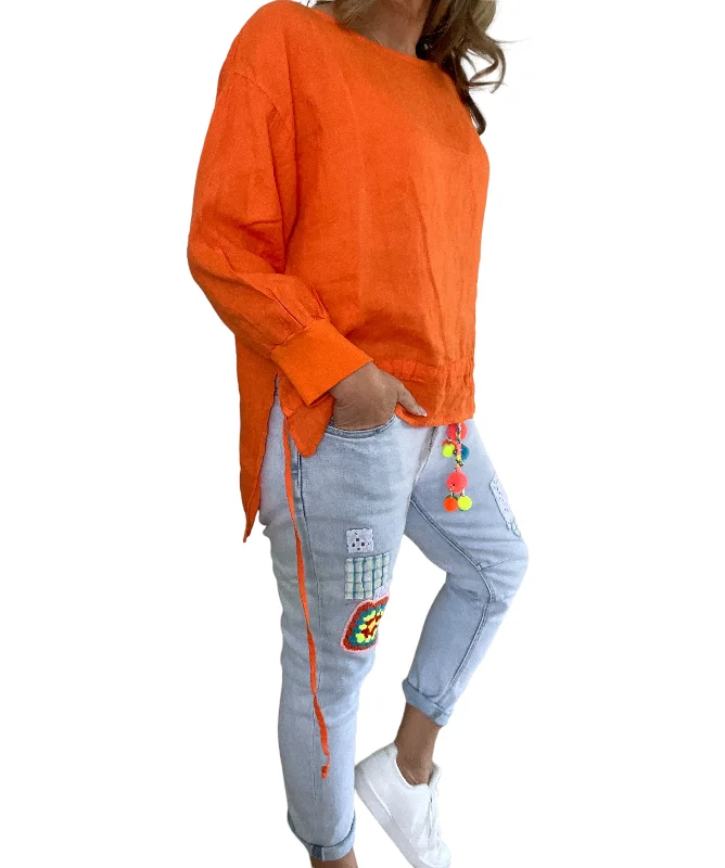 Romanzo Patch Pocket Denim Pant Women