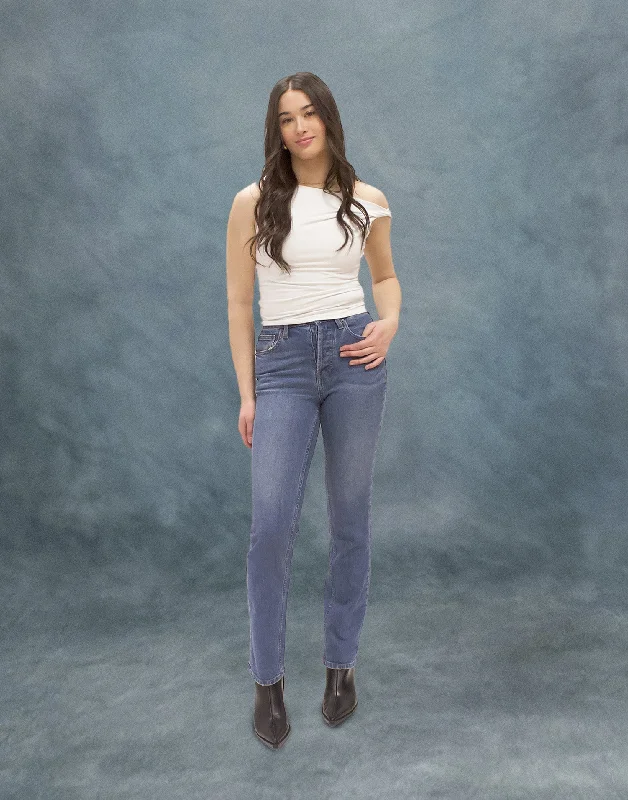 CHLOE STRAIGHT JEANS / ALI Elegant Women's Formal 