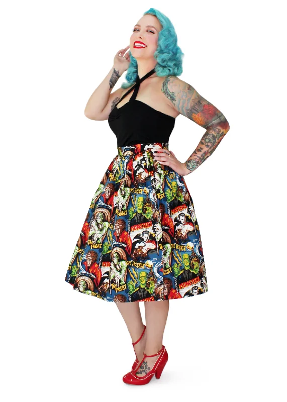 Pleated Circle Skirt - Hollywood Monster #HPCSM Street