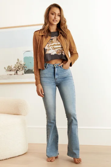 Stevie High Waist Flared Jeans Confident Women's Power