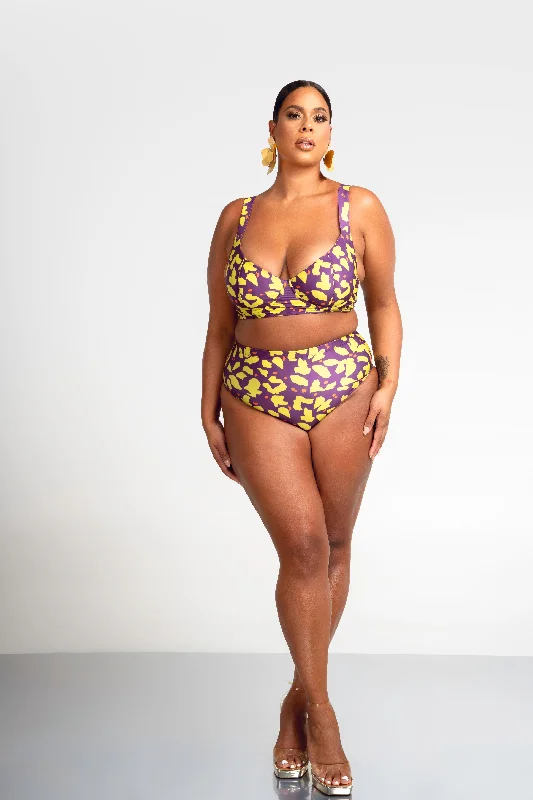 SAKI High Waist Bikini Bottom Street