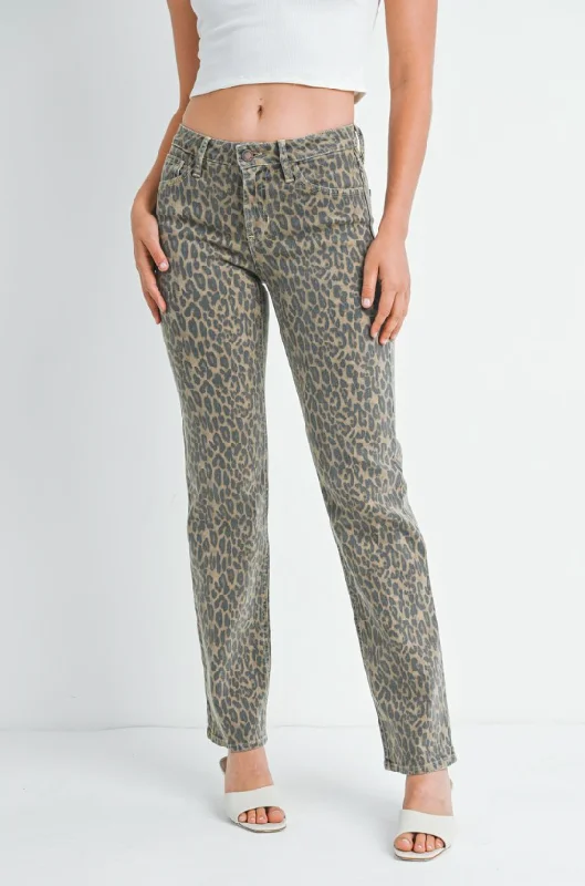 Just Black Denim Leslie 90's Straight Bold Women's Statement
