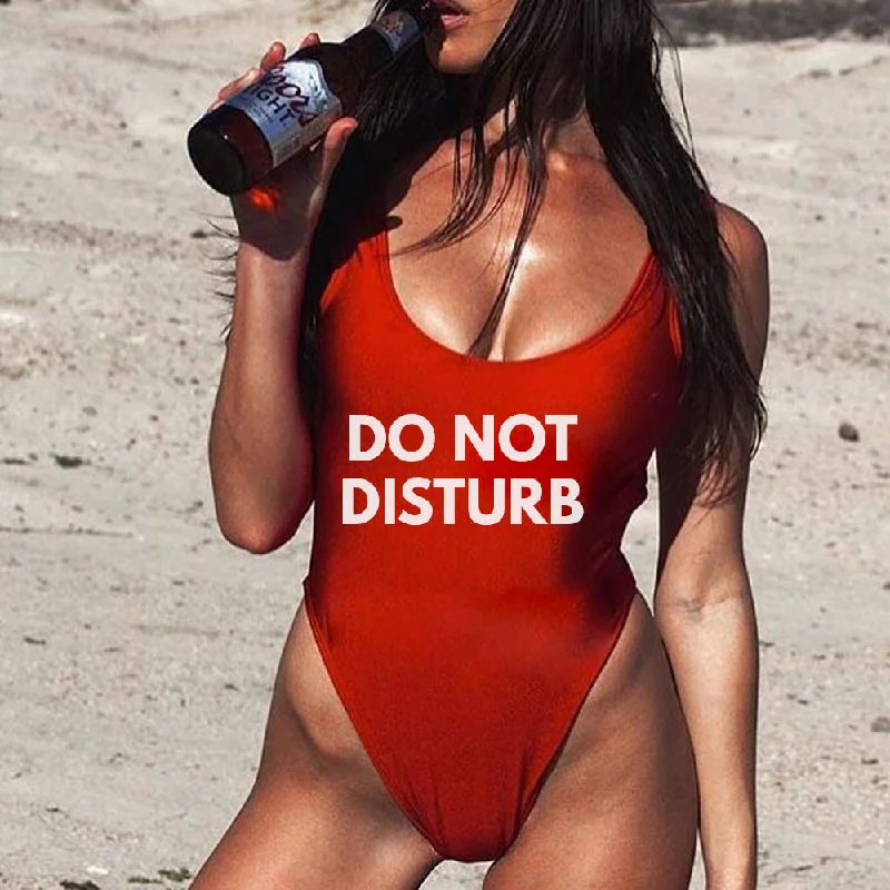 DO NOT DISTURB [SWIMSUIT] Laid - back Women's Vibe