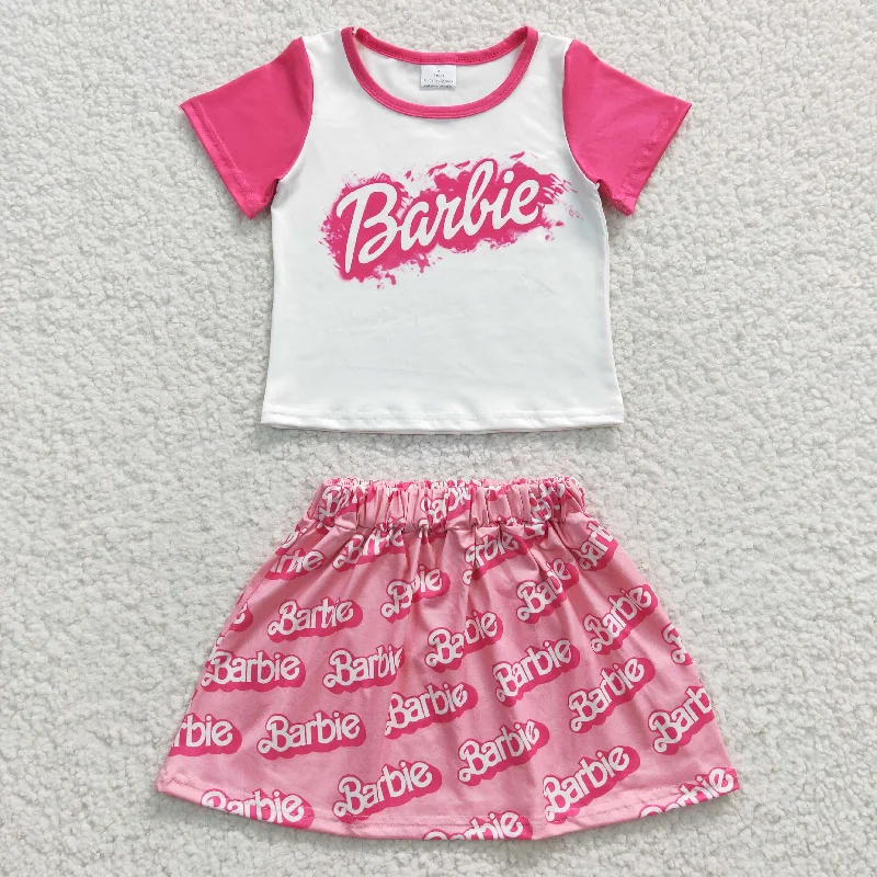 girls tops barbie skirts sets GSD0294 Traditional Women's Wool