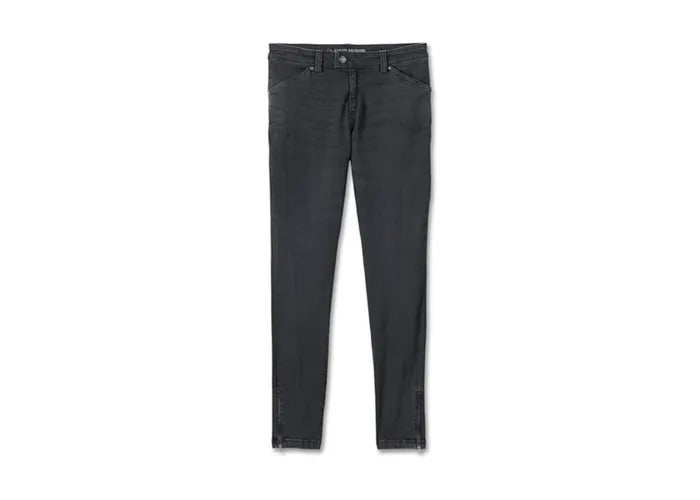 Women's H-D Mid Rise Skinny Jean - Washed Black Denim - 96290-24VW Practical Women's Multi - 
