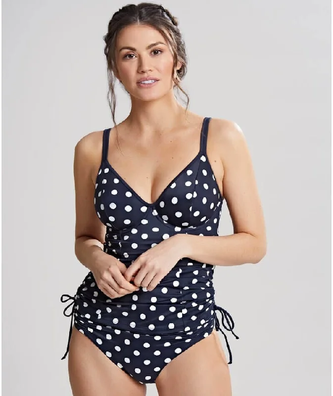 Panache Swimwear Anya Riva Spot Balconnet Wired Tankini - Navy/Vanilla Youthful Women's Anime - inspired Panache Swimwear Anya Riva Spot Balconnet Wired Tankini - Navy/Vanilla Youthful Women's Anime - inspired
