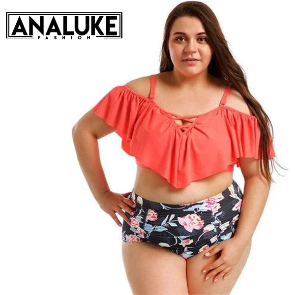 Hollow Out Large Size Bikini Vintage Women's 1970S 