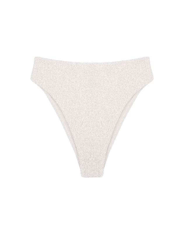 Firenze Gigi Hot Pant Bottom - White Unique Women's Upcycled