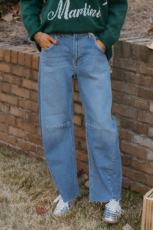 Just Black Denim The Seamed Barrel Jean Stylish Women's Tropical 