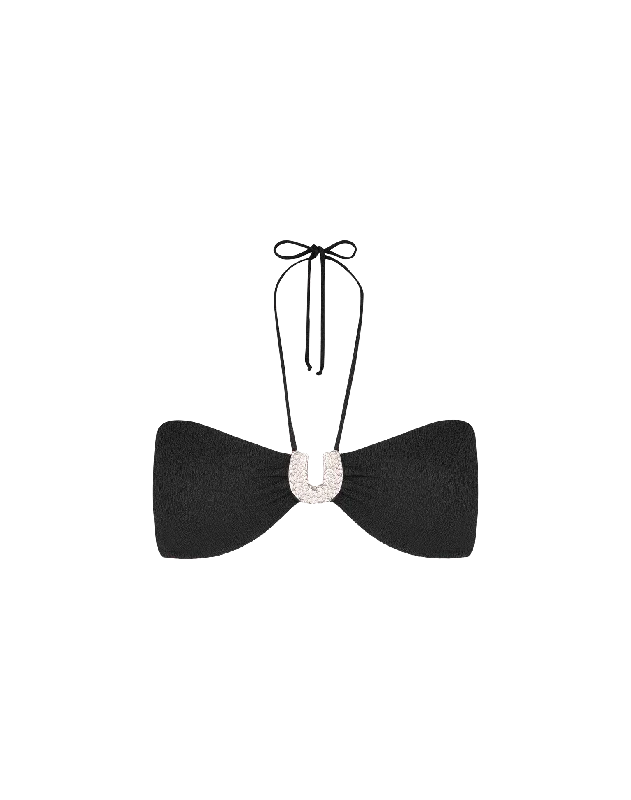 Firenze Sami Bandeau Top - Black European