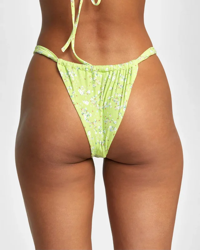 Itty Wide Slide Side Med Bikini Bottom Trendy Women's Oversized