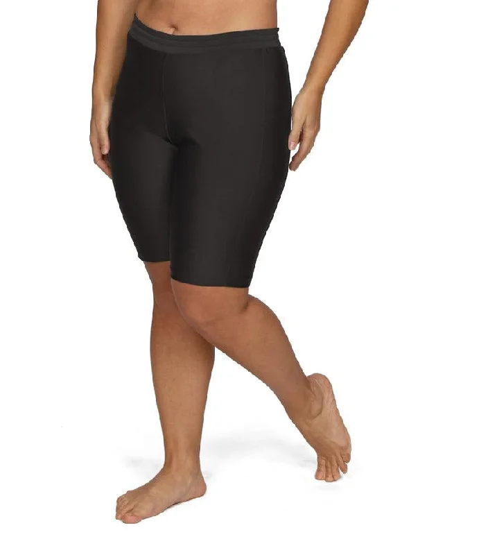 AquaSport Long Fitted Swim Shorts Disco