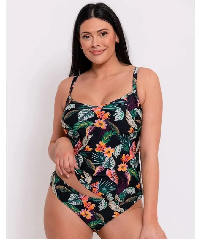 Curvy Kate Cuba Libre Tankini Top  - Print Mix Vintage Women's 1970S 