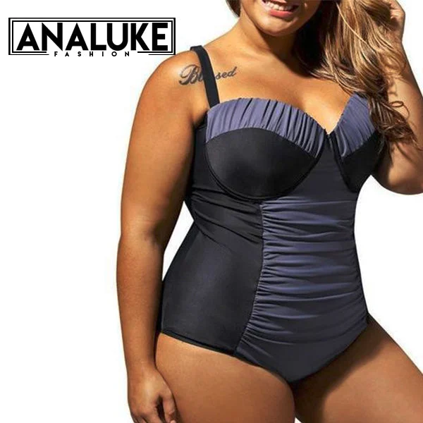 Big Size Underwire Push Up Swimsuit Cool Women's Skate