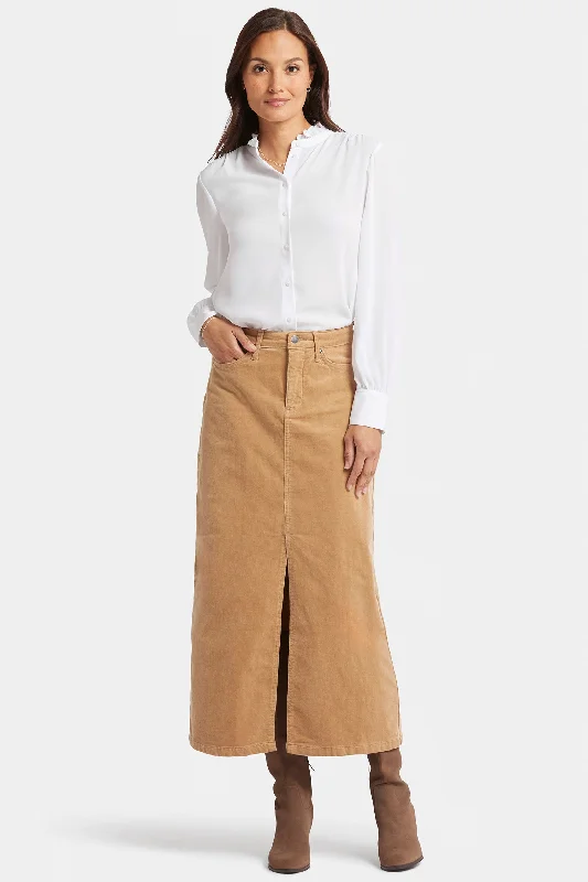 High Rise Long Skirt - Sand Dune Women