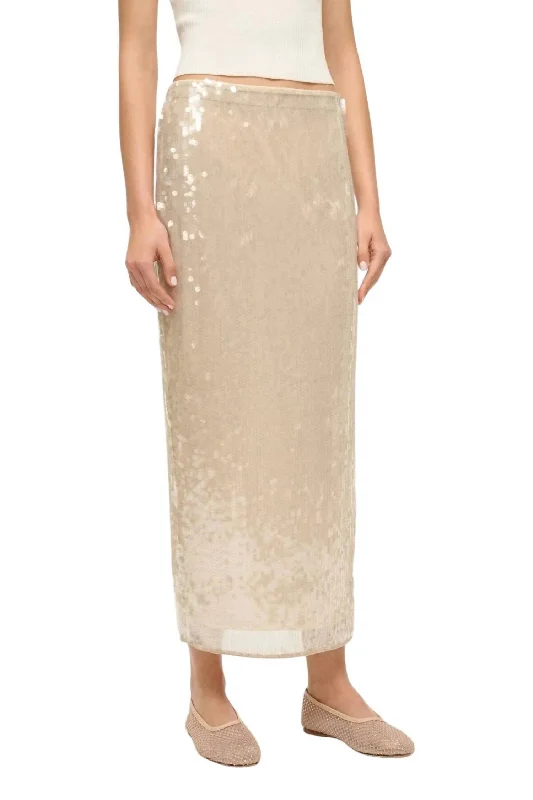 Casey Skirt In Moon Earthy Women's Hemp - based
